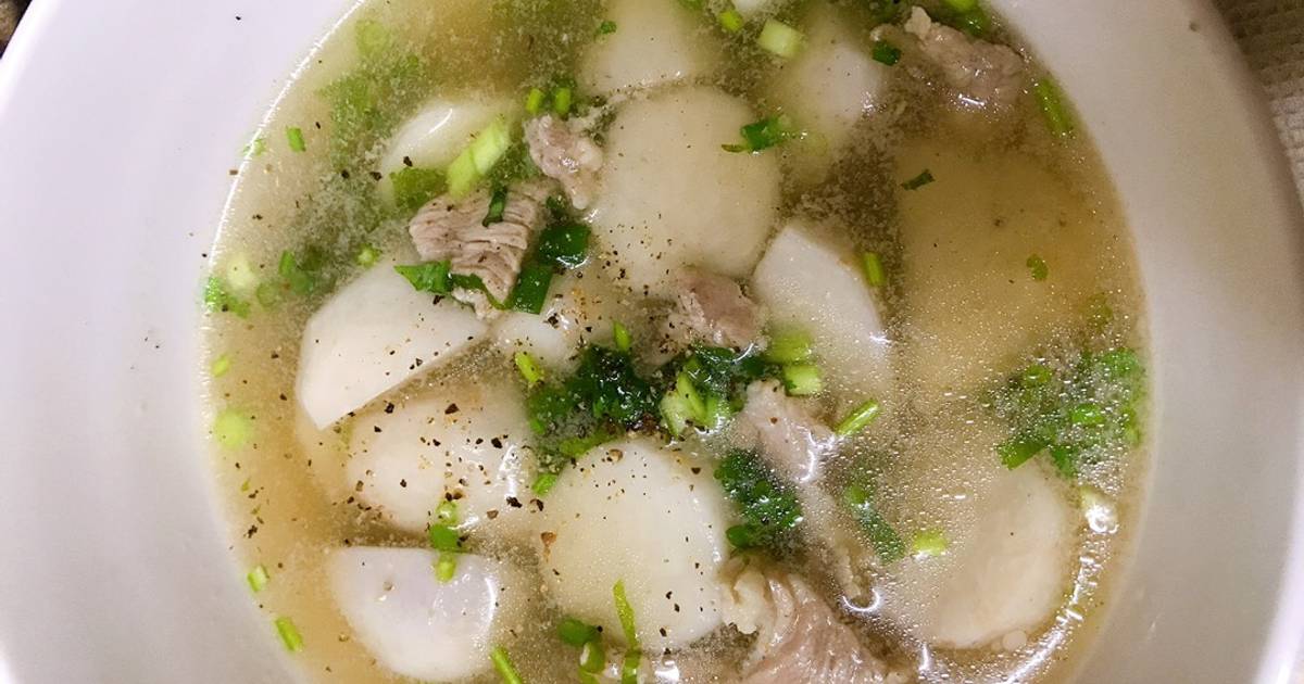 Canh khoai môn