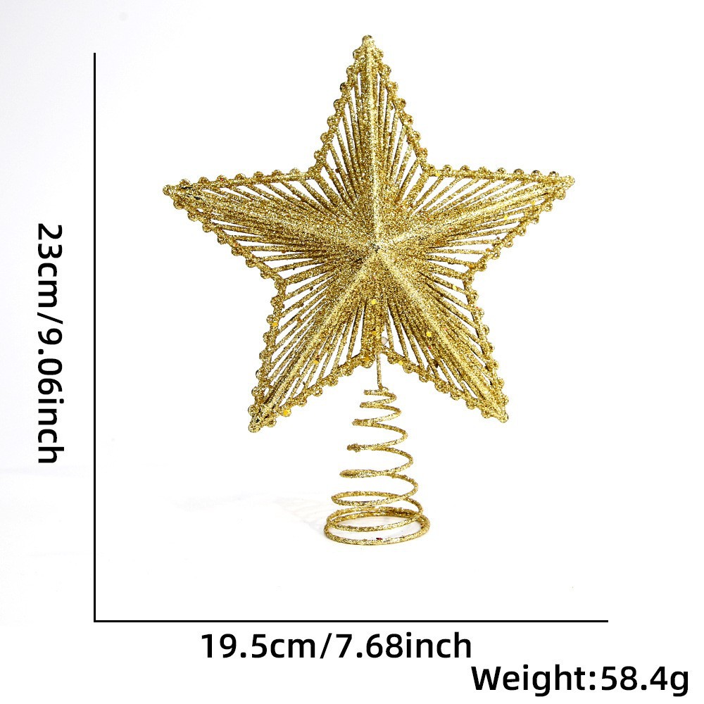 Weihnachtsbaum-Stern aus Metall