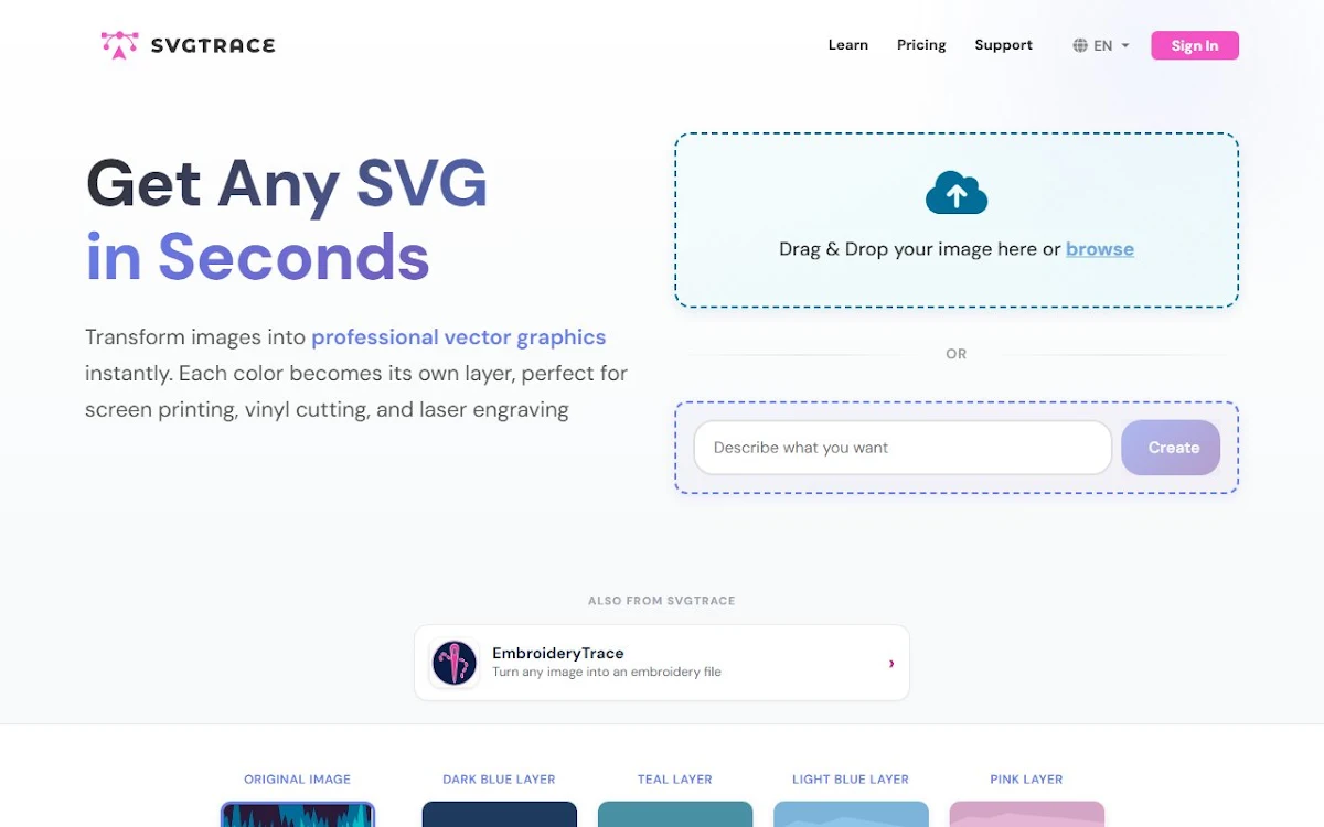 Captura de svgtrace.com