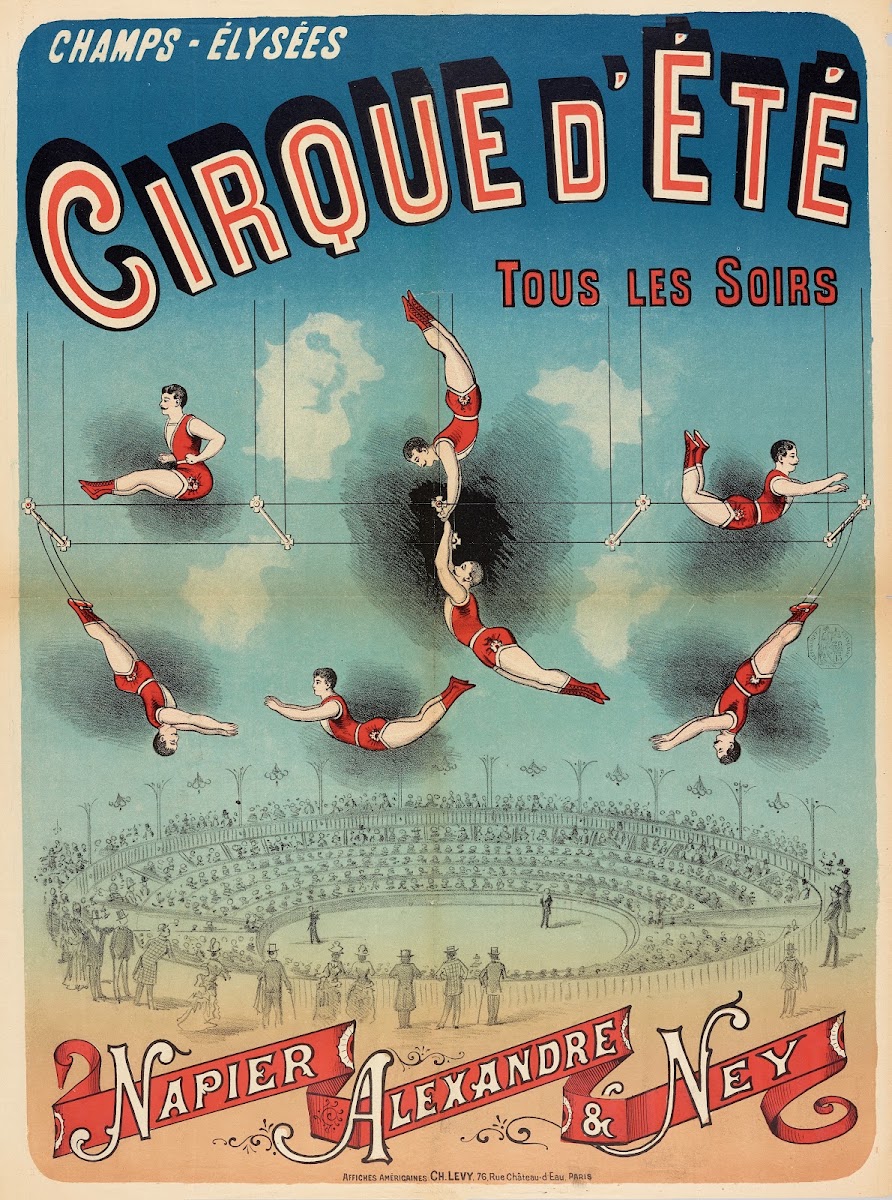 Champs Elysees Cirque Dete Tous Les Soirs Napier Alexandre  Ney 1882 1888