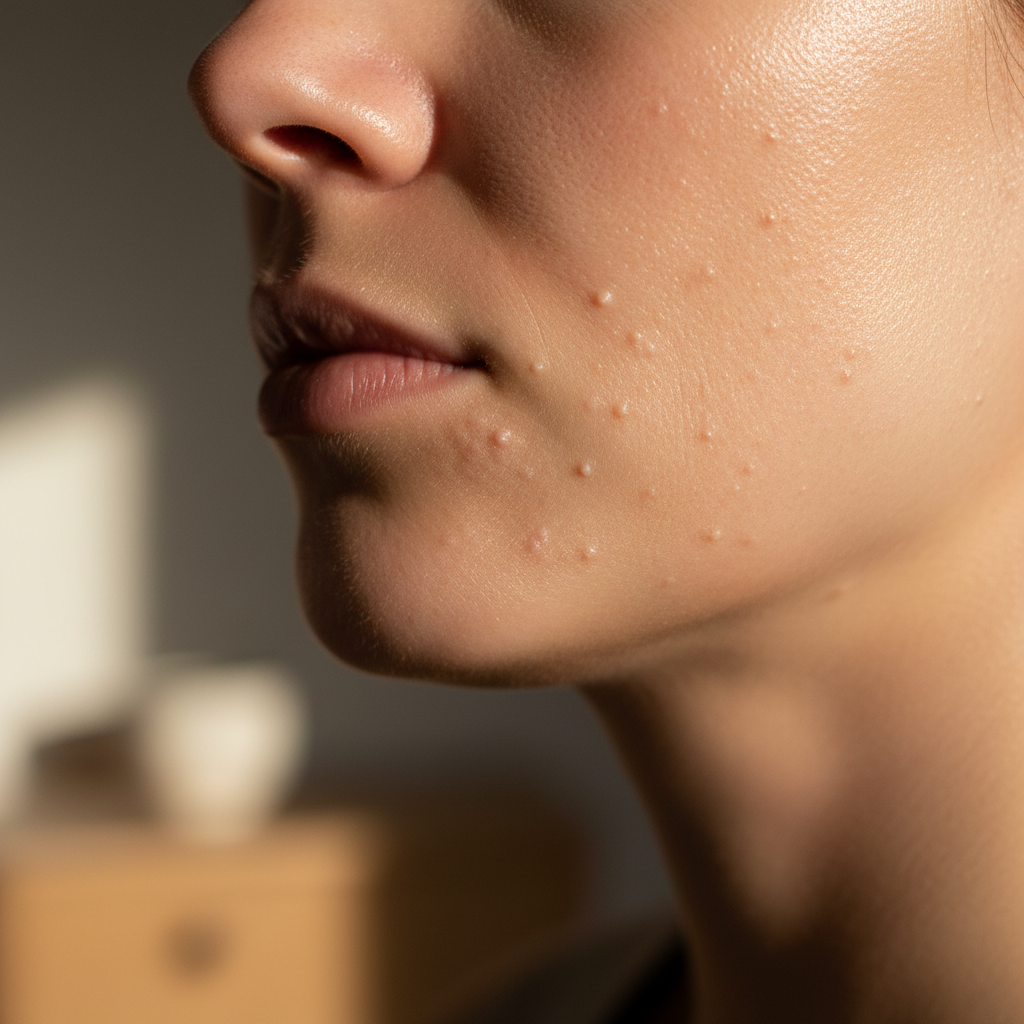 📢 얼굴과 목에 난 오돌토돌한 것, 정체가 뭘까요?