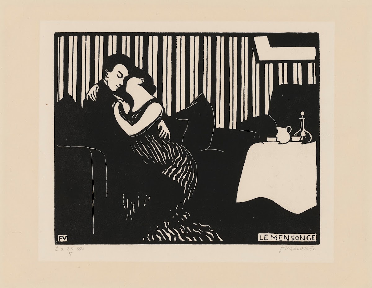 The Lie Le mensonge 1898