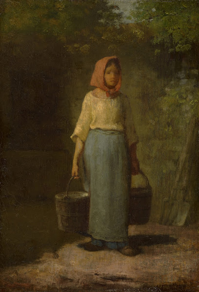 Peasant Girl Returning From The Well c 1860