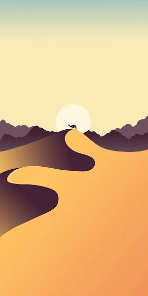 Minimal, Slope, Erg, Art, Cloud 5K iPhone Wallpaper Background