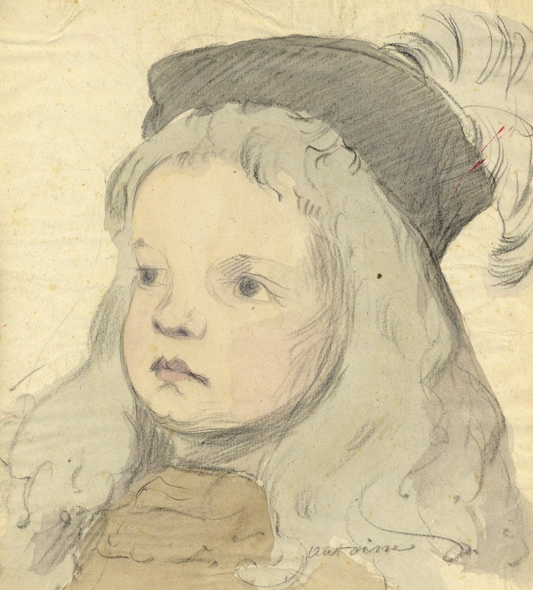 Portret van een jong kind Antoine