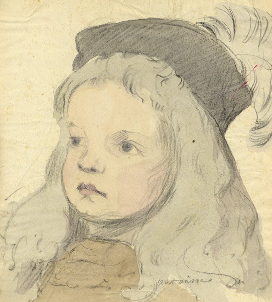 Portret van een jong kind Antoine