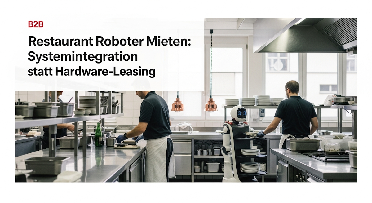 Restaurant Roboter mieten: Systemintegration statt Hardware-Leasing
