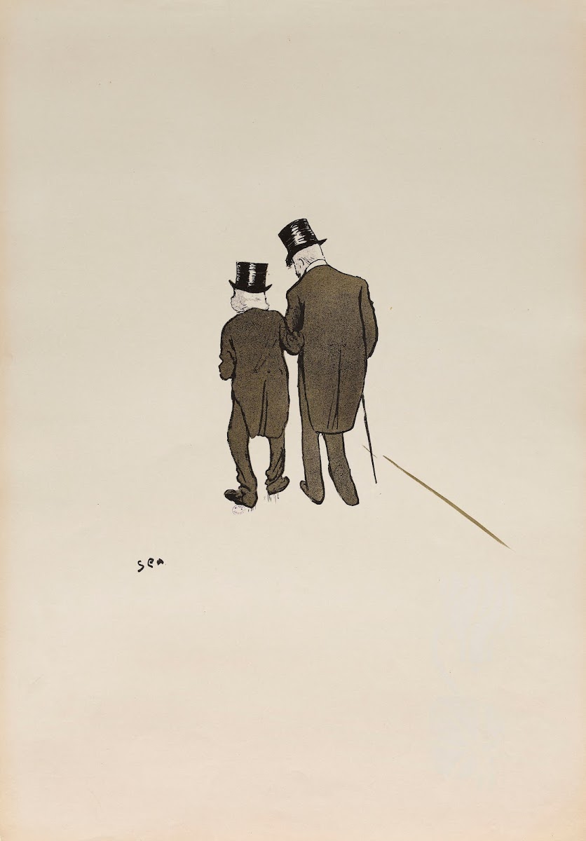 Deux vieux abonnés de lOpéra 1901