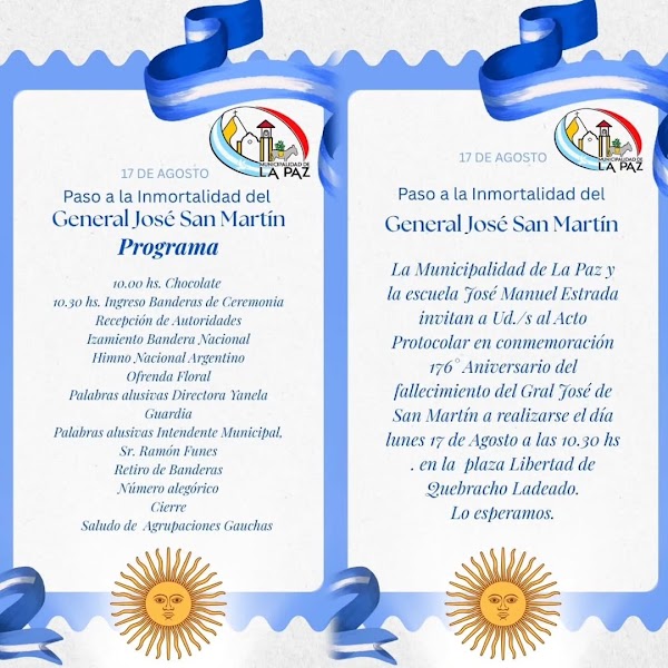 Homenaje al General José de San Martín