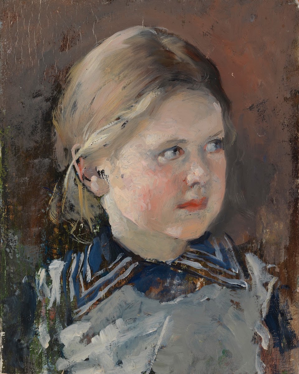Head Of A Girl Study For The Family Portrait Of Baron Magnus Von Born 1890
