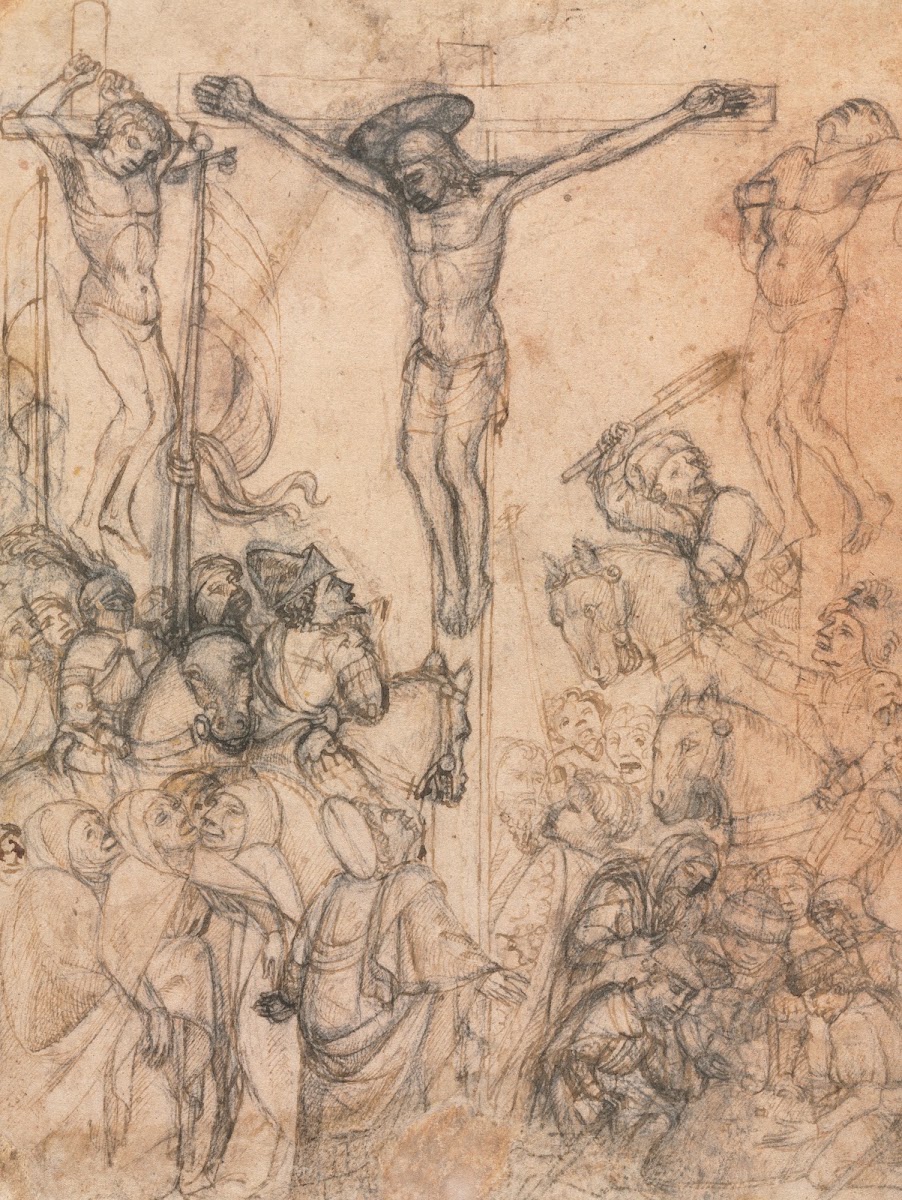 Crucifixion with the Two Thieves second half 15th century