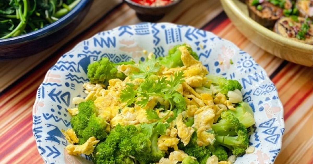 Bông Cải Xanh Xào Trứng
