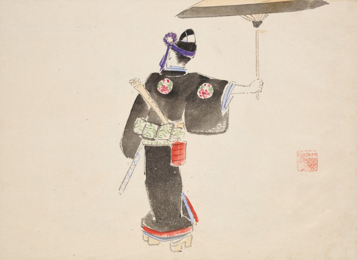 Album of Ichiryusai Hiroshiges Sketches Pl05 ca 1850