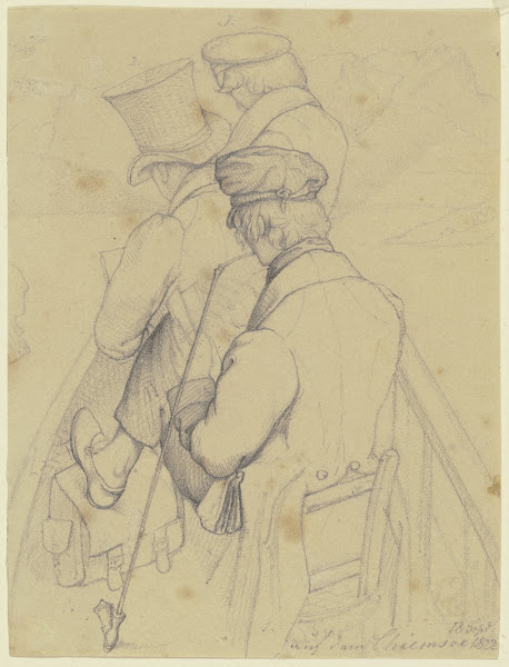 Die Reisegefährten des Künstlers 1822