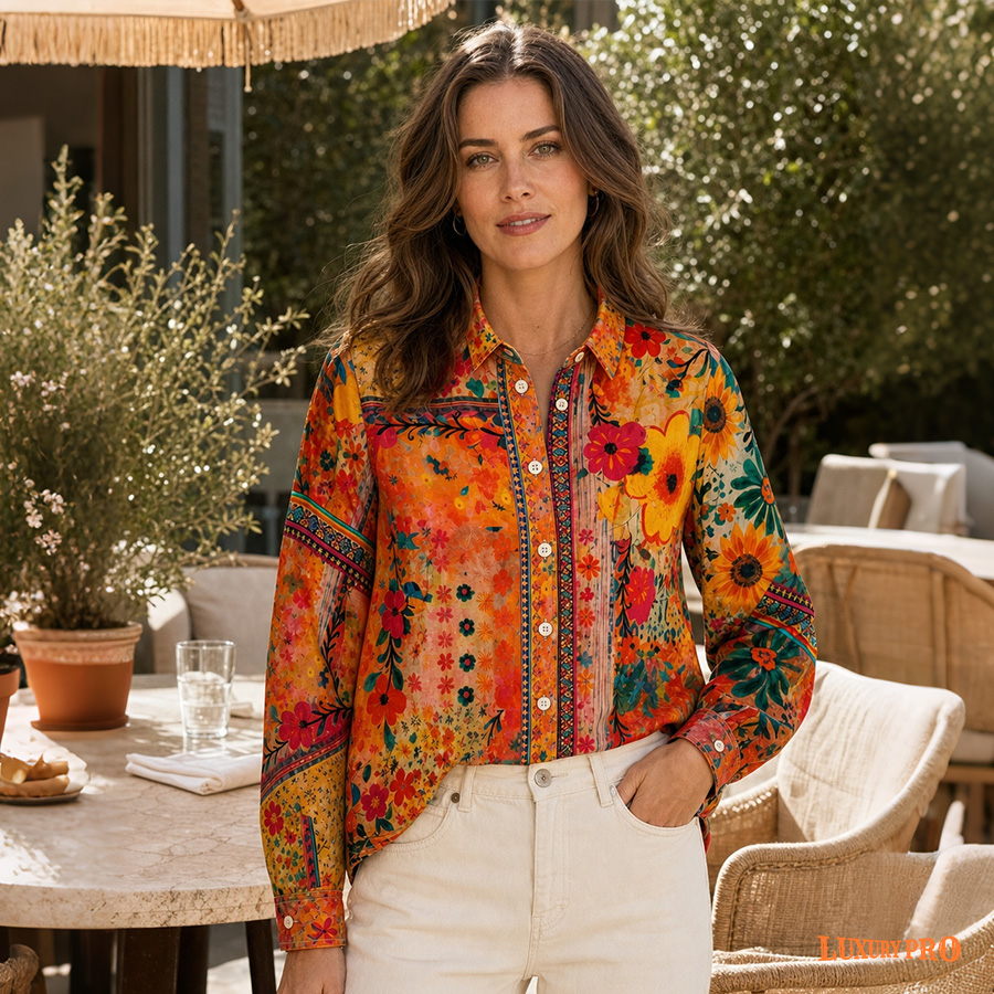 AOP SEC Long Sleeve Shirt - Bamboo Hemp