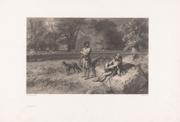 Gurth et Wamba Ivanhoé 1850