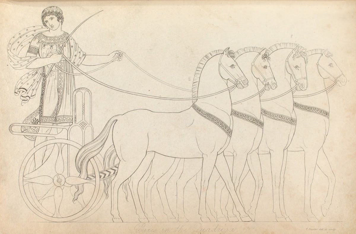 Paris in the quadriga 1814