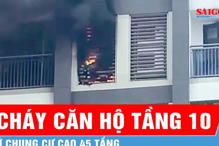 Kịp thời dập tắt đám cháy ở chung cư cao 45 tầng - Báo Sài Gòn Giải Phóng