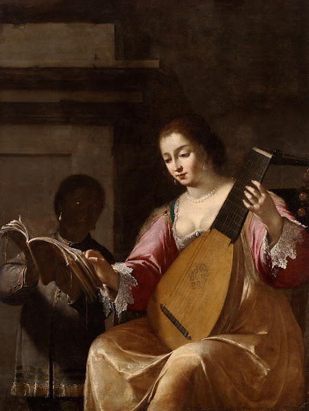 Woman Playing aLute 1638