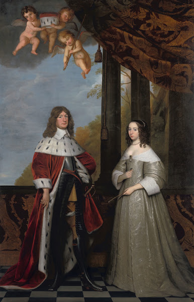 Portrait of Friedrich Wilhelm Elector of Brandenburg and his Wife Louise Henriet