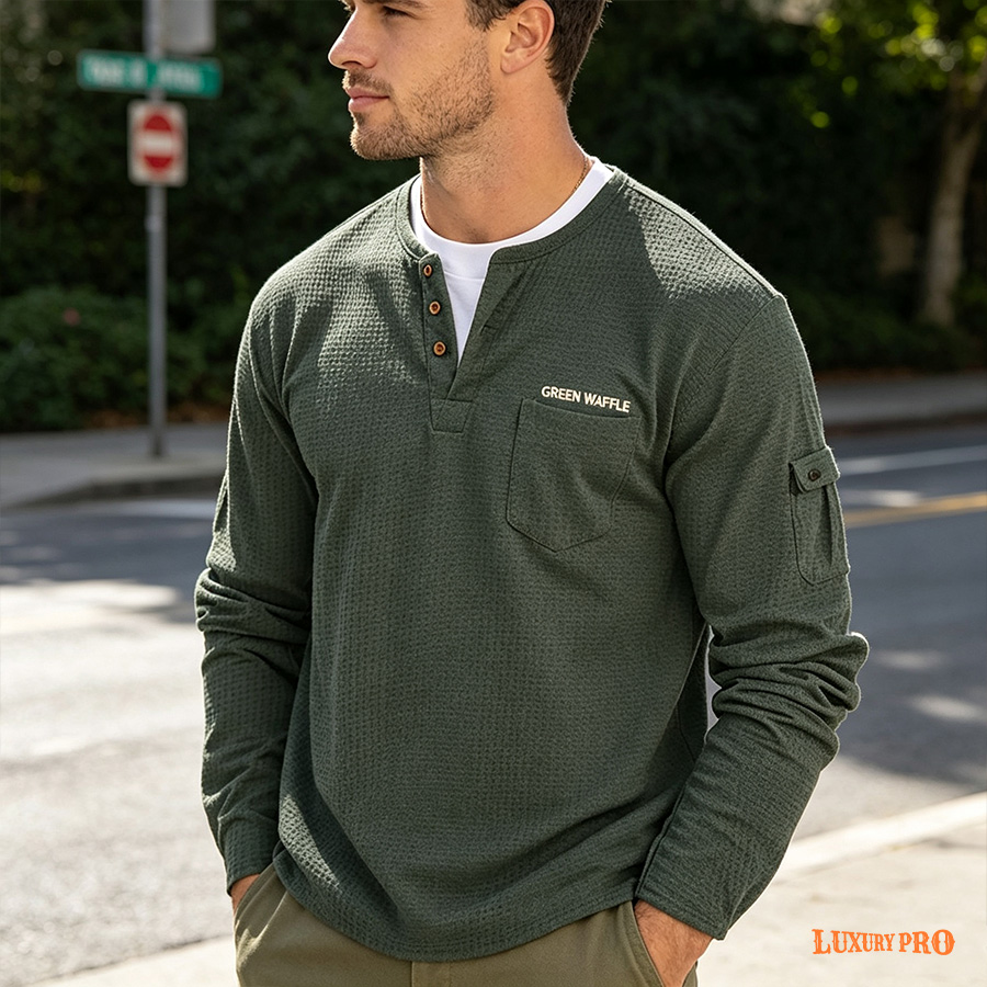 2D‑Double‑layer Fake‑collar Sweatshirt
