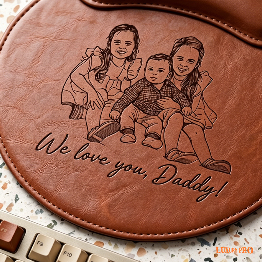 Wrist guard leather mouse pad