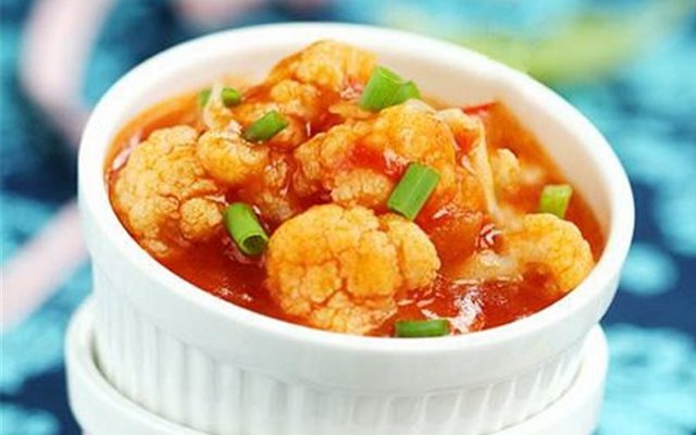 Bông Cải Trắng Sốt Cà Chua
