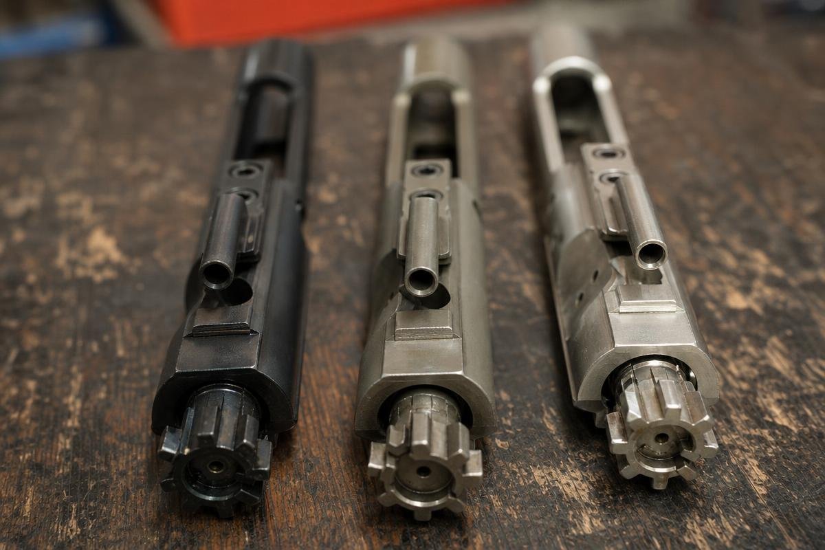 Carpenter 158 steel AR-15 BCG compared to 9310 and 8620 bolt carrier groups