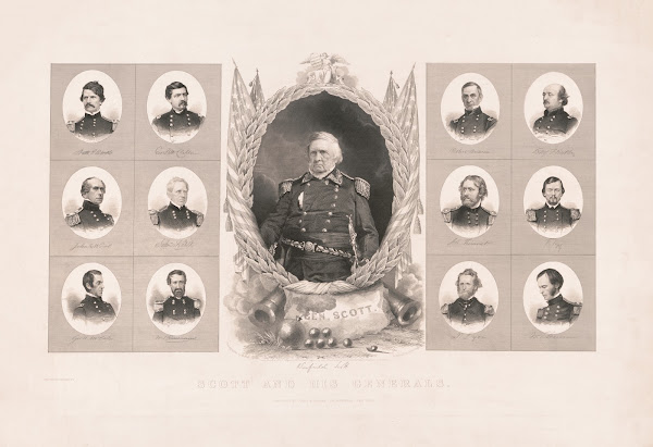 Scott And His Generals 1861
