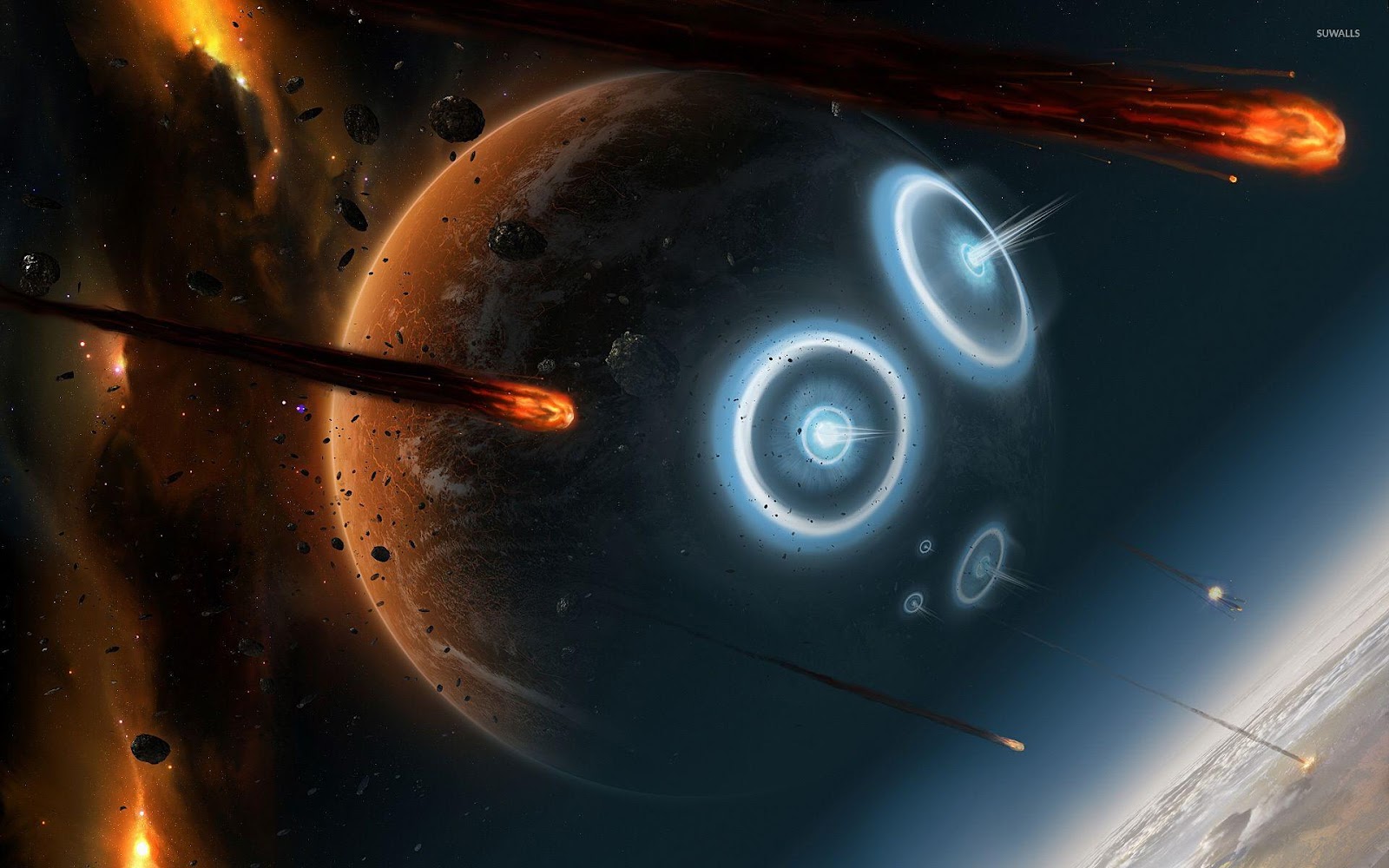 Planet Technology Wallpaper