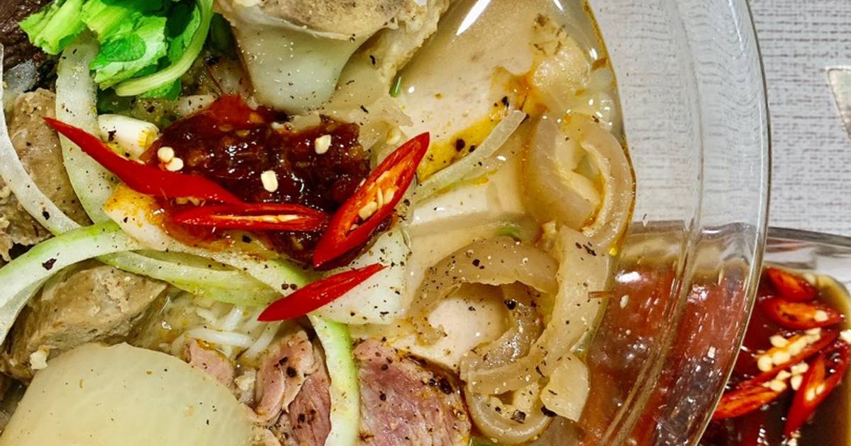 Bún bò viên
