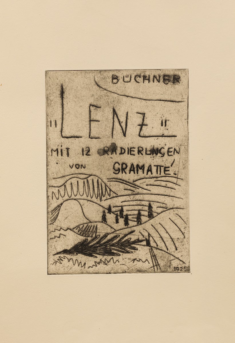 Title page from the series Büchners Lenz 1924