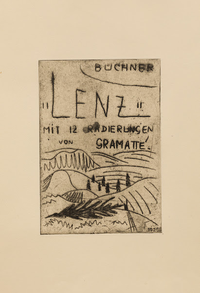Title page from the series Büchners Lenz 1924