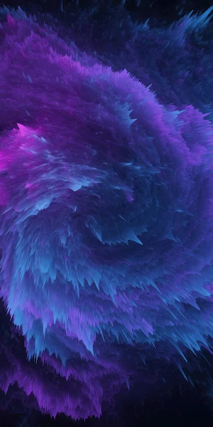 Blue, Pink, Spiral, Abstract, Digital Art 4K Wallpaper Background