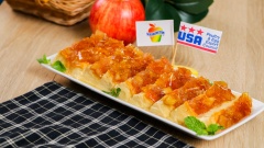Bánh Flan Táo Washington