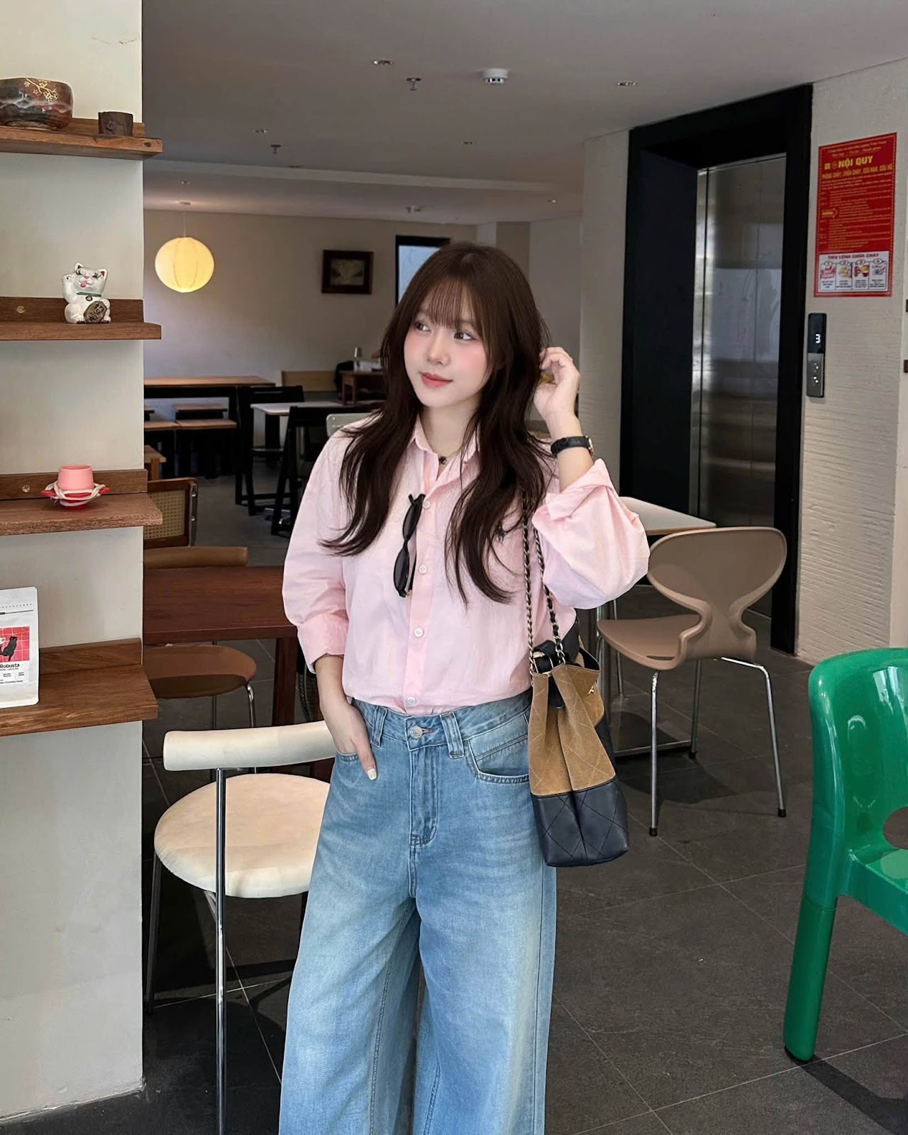 Áo sơ mi kaki trơn thêu ngựa XONXEN SHOP A659 – Image 4