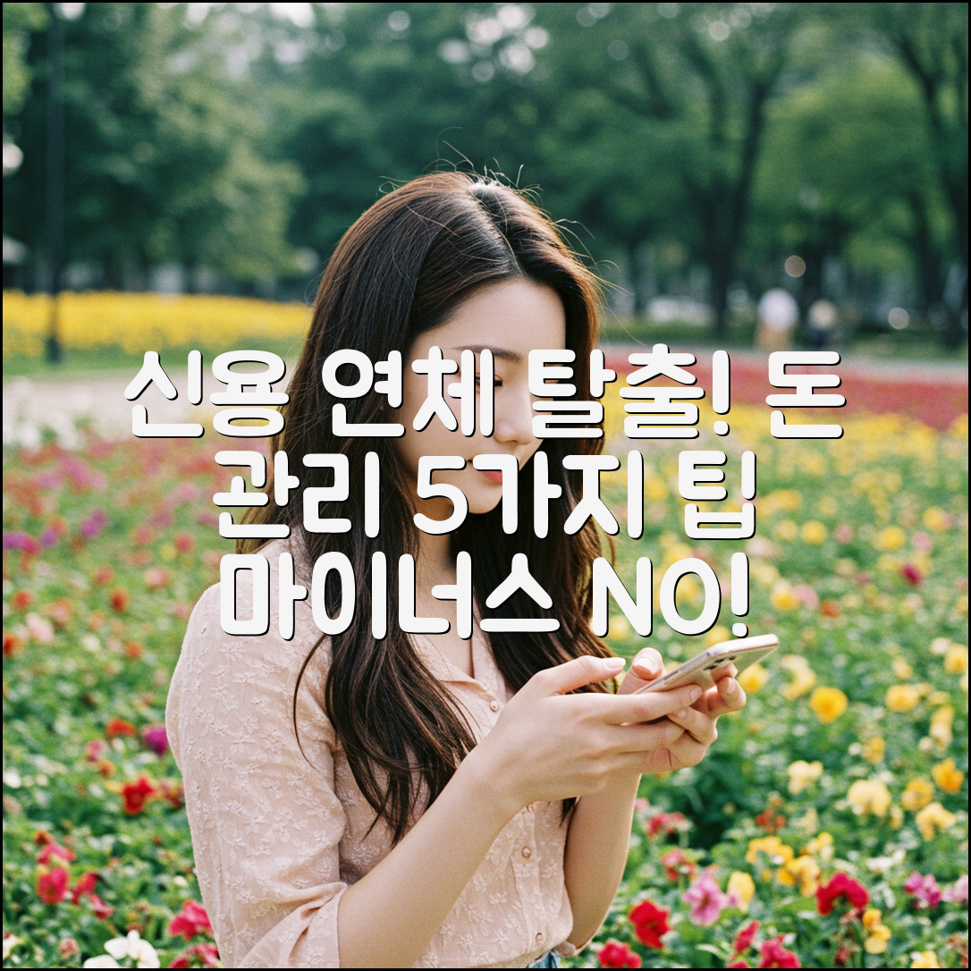 신용카드 연체 탈출! 재정 관리 5가지 팁