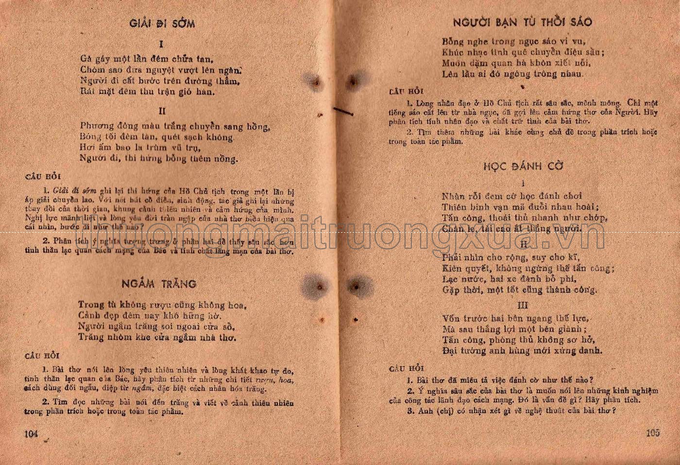 Văn học lớp 11 (1985) - Trang 52