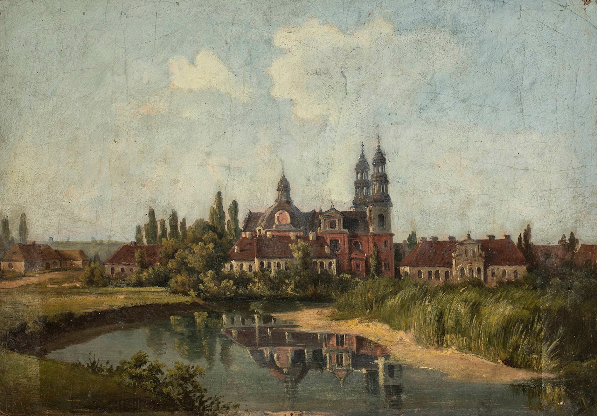 Church and monastery in Ląd
