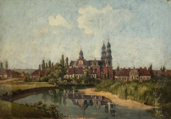 Church and monastery in Ląd