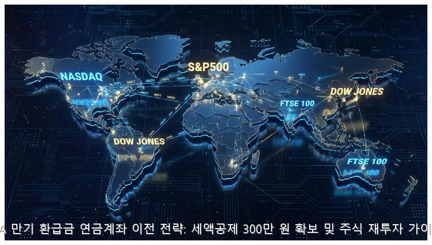 ISA 만기 환급금 연금계좌 이전 전략: 세액공제 300만 원 확보 및 주식 재투자 가이드 핵심 안내 및 분석 인포그래픽 (8)