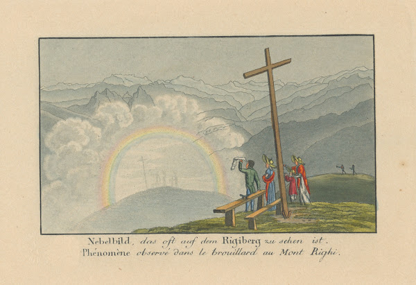 Phénomène observé dans le brouillard au Mont Righi