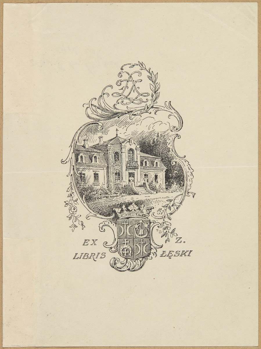 Ekslibris Z ŁĘSkiego 1880 1910