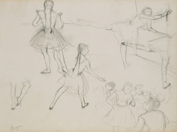 Ballet Dancers Rehearsing 1877