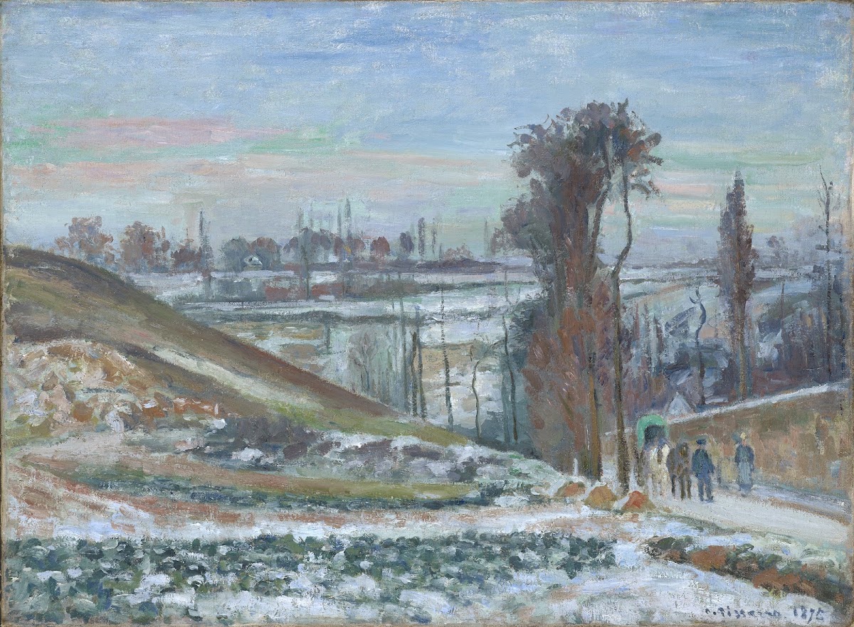 Snowy Landscape near lHermitage 1875