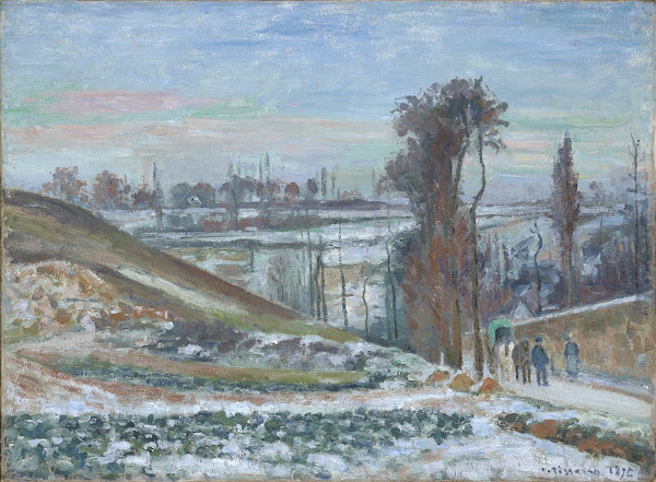 Snowy Landscape near lHermitage 1875