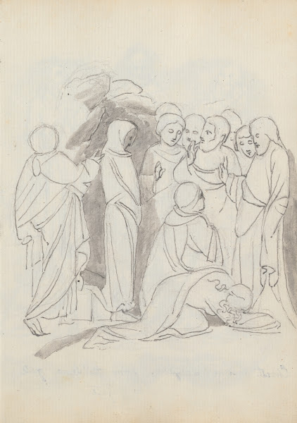 The Raising of Lazarus from Lorenzo Ghibertis Baptistery Doors Florence 1787