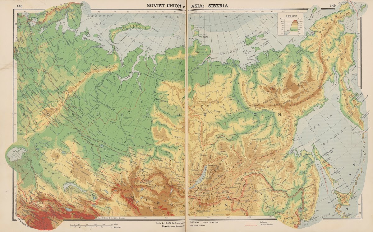 Soviet Union in Asia Siberia 1943