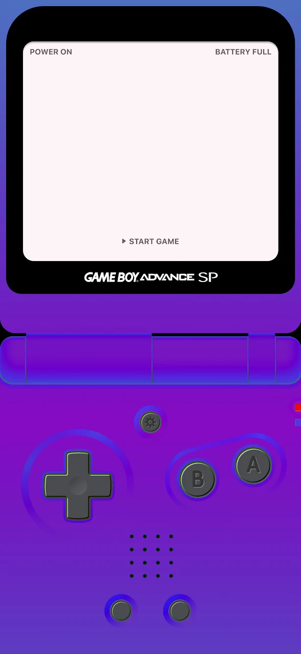 Game Boy Purple Gradient Full HD iPhone Phone Wallpaper