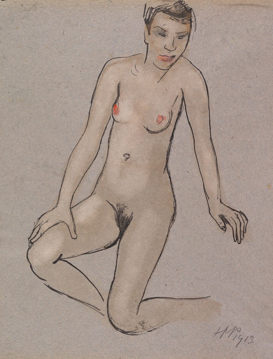 Kneeling Nude 1913